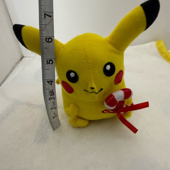 Pokemon Pikachu Candy Cane Plush 7” Toy Factory 2020 Official - Picture 7 of 7